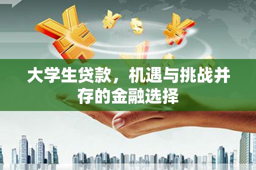 观音大学生贷款，机遇与挑战并存的金融选择