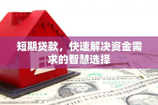 顺庆短期贷款，快速解决资金需求的智慧选择