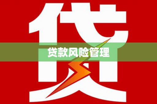 芦山贷款风险管理