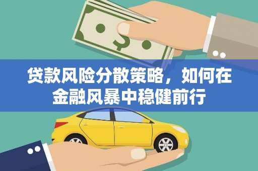 金湾贷款风险分散策略，如何在金融风暴中稳健前行