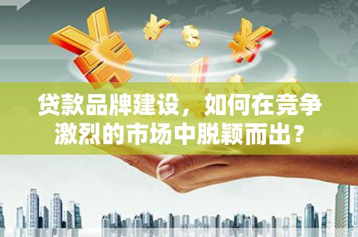 横县贷款品牌建设，如何在竞争激烈的市场中脱颖而出？