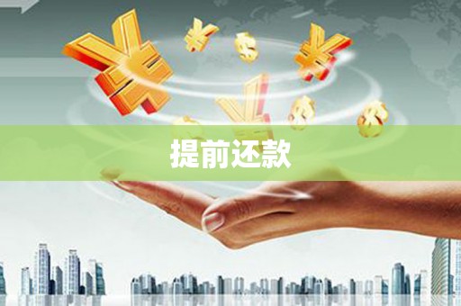 江东提前还款