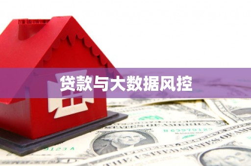 合阳贷款与大数据风控