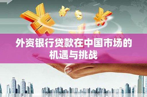 息县外资银行贷款在中国市场的机遇与挑战