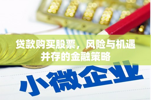 巍山贷款购买股票，风险与机遇并存的金融策略