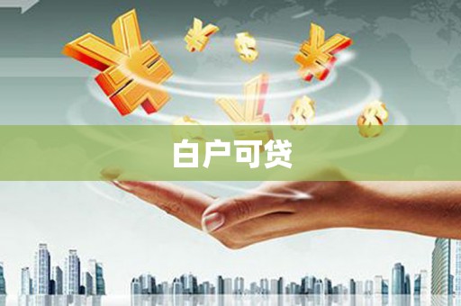 中区白户可贷
