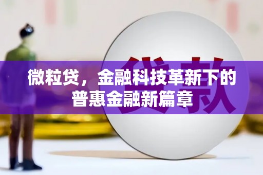 鼓楼微粒贷，金融科技革新下的普惠金融新篇章