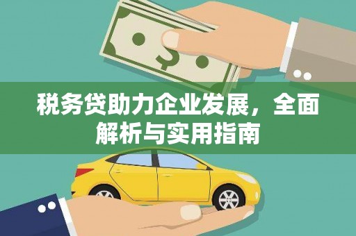 汉寿税务贷助力企业发展，全面解析与实用指南