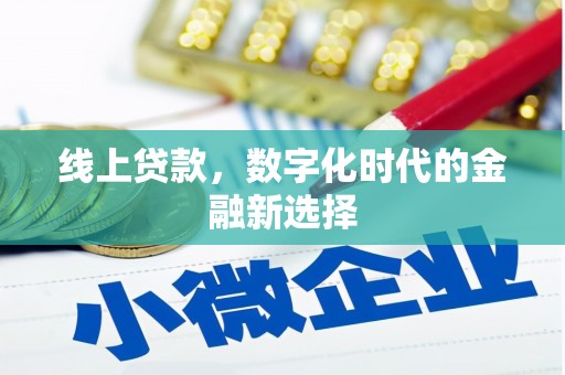 尼勒克线上贷款，数字化时代的金融新选择