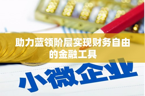 乐东助力蓝领阶层实现财务自由的金融工具