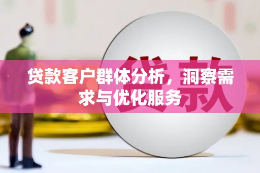双城贷款客户群体分析，洞察需求与优化服务